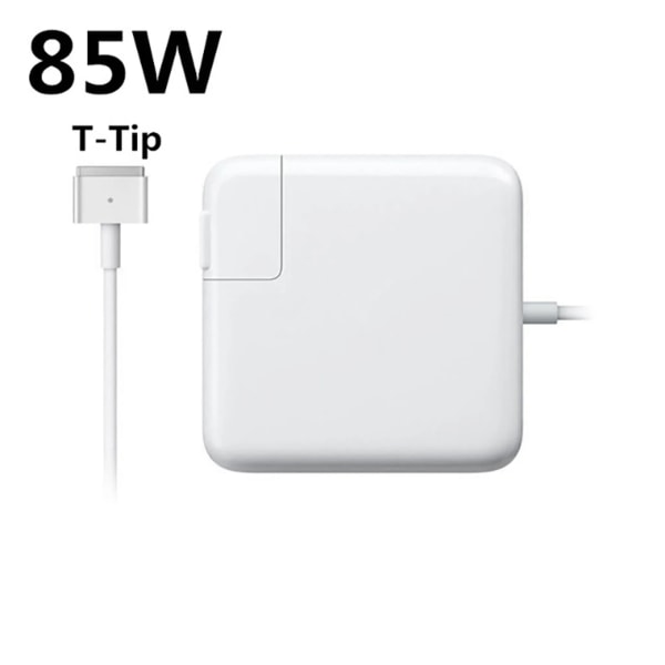 GLiving 85W MagSafe 2 T-TIP oplader strømforsyning, kompatibel med MacBook Air oplader
