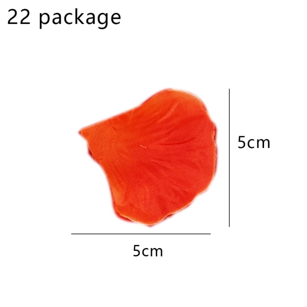 20 poser Non-woven stoff Roseblader Simulerte roseblader