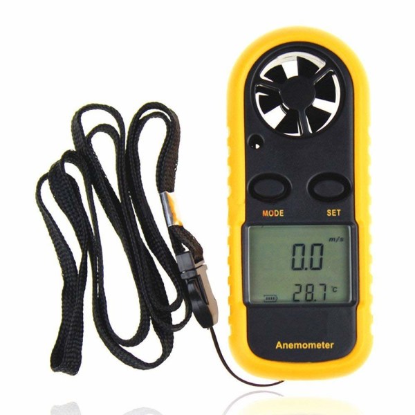 Digital Anemometer Air Flow Velocity Temperature