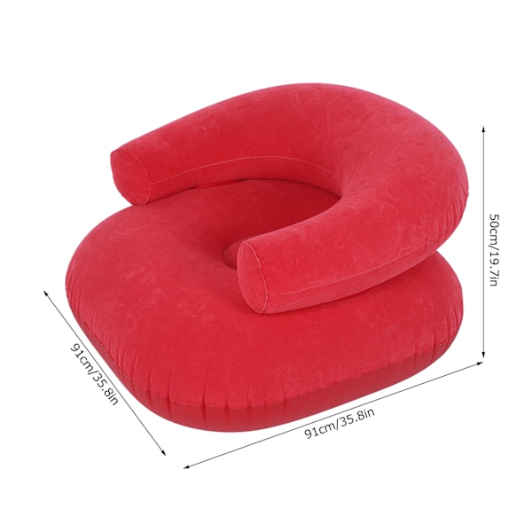 Kompakt Portabel Lat Stol För Inomhus- och Utomhusäventyr, Flock PVC-Material Ger Varmt Slitstarkt Komfort, Ergonomisk Design Säkerställer Komfort