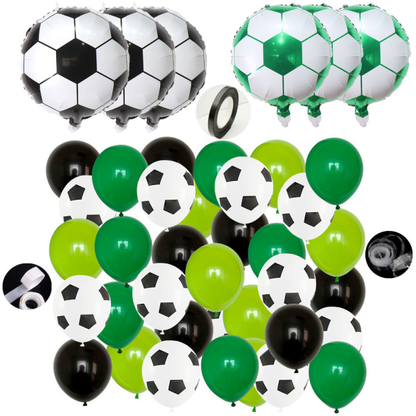Fotballballonger, Latex Fotballballongsett Fotballfest