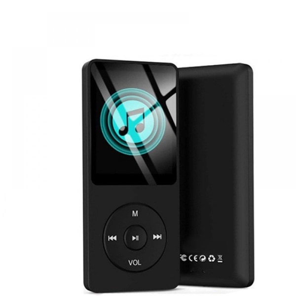 MP3-spelare, 8 GB förlustfri MP3 med 1,8 tums skärm, 70 timmar