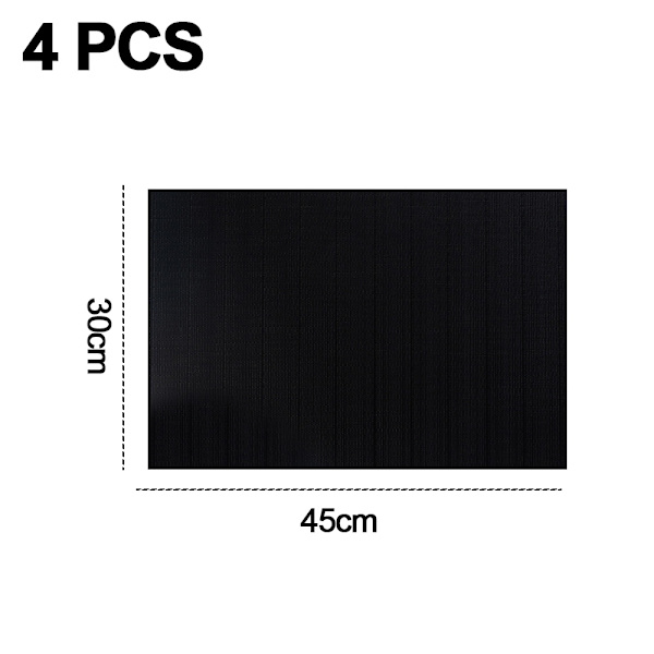 Placemat,  värmebeständiga placemats, lätta att rengöra, för