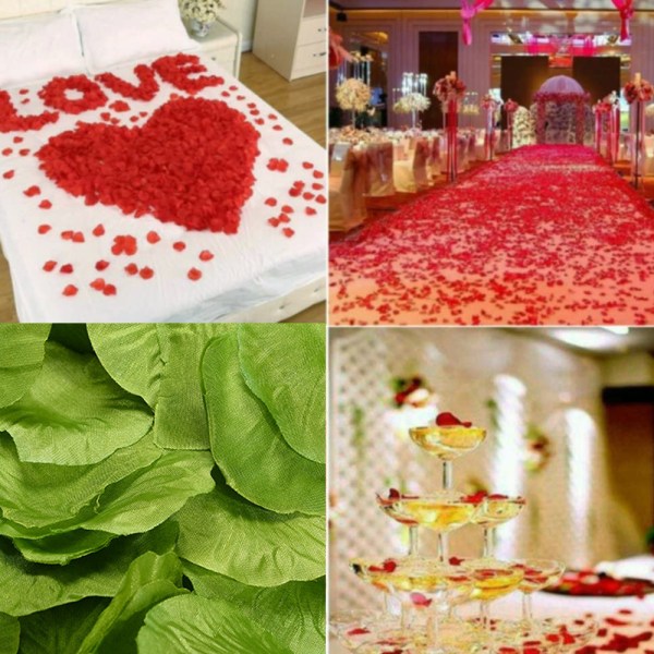 Ikke-vævet stof Rosenblade Simulerede rosenblade Bryllup