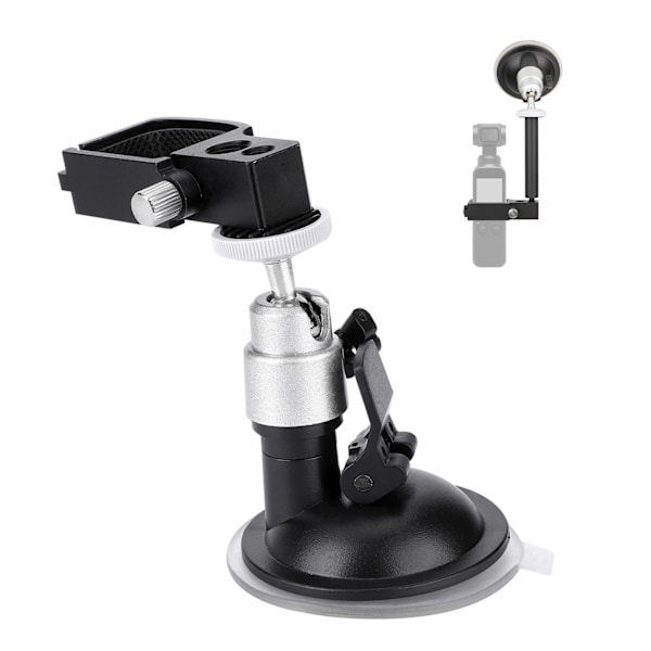 3/8 1/4 Bilhållare Vindruta Fäste Stativ + Sugkopp Set för DJI OSMO Pocket Kamera