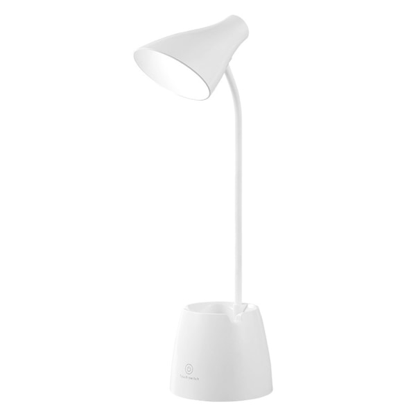 Skrivebordslampe LED, skrivebordslamper med 3 lysmoduser og trinnløs dimming