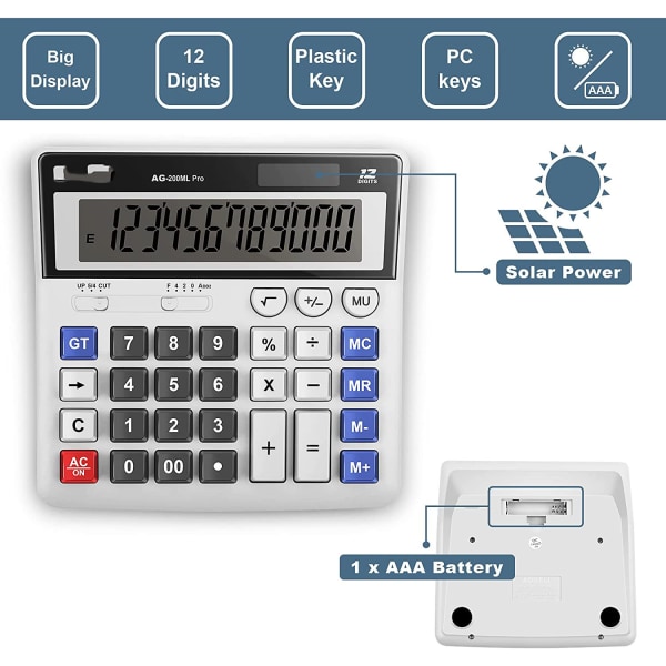Lommeregner, Standardfunktion Lommeregnere til skrivebord, Basic
