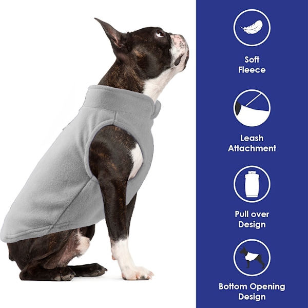 Varm pullover fleece hundetrøje  snor - vinter