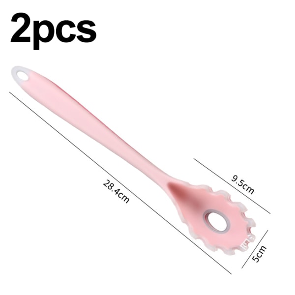 Silikoninen pastalusikallinen, kestää korkeita lämpötiloja 480°F asti, hygieeninen
