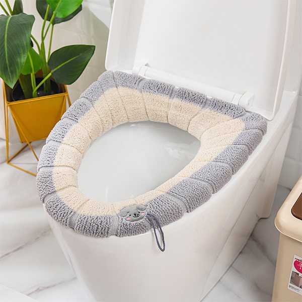 Tjock och stretchig tvättbar för alla ovala toalettsitsar