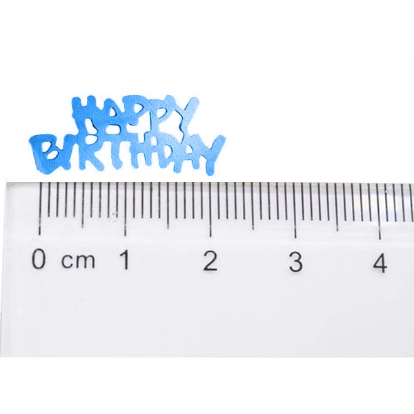 1 kpl Happy Birthday Confetti juhlakoristeisiin - Syntymäpäivä P