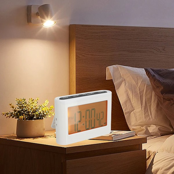 Digital timer nedtelling Vibrerende lyd blinkende alarm Elektronisk timer Kjøkken grå