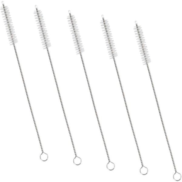 Borste för rengöring av flaskor - 5-pack med smala borstar