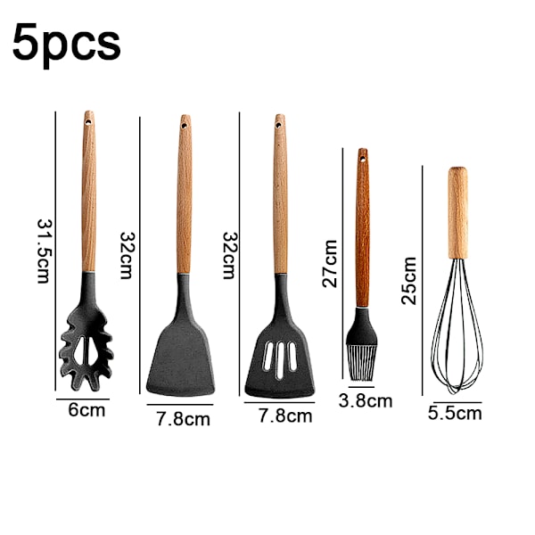 5PCS treskaffekjøkkenutstyr