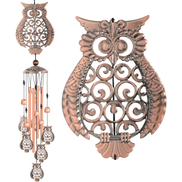 Owl Wind Chimes Owl Wind Chime for Outside Dad Gifts Mom