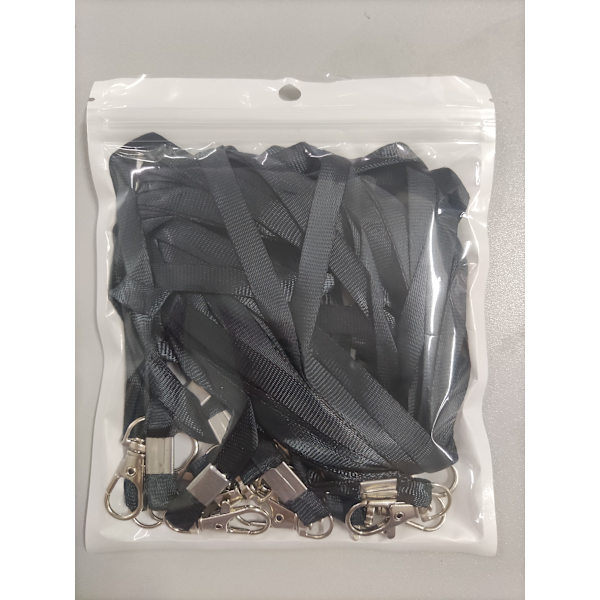 Musta nimikorttil lanyard