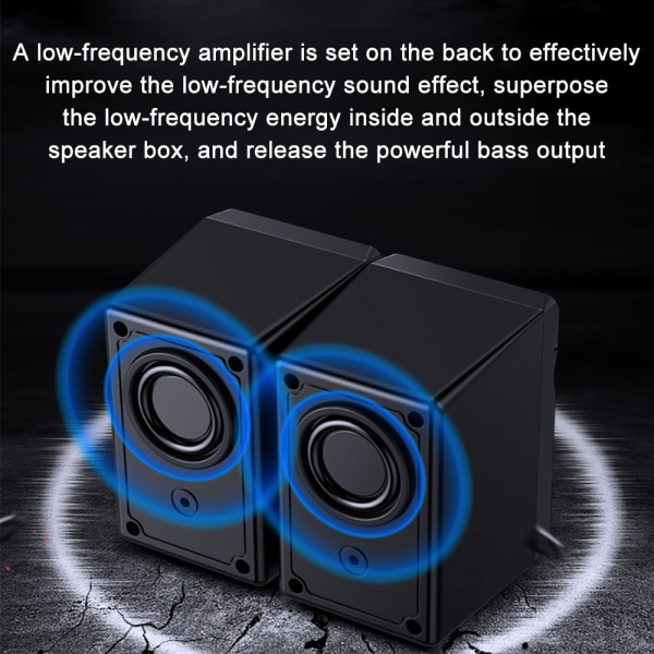 Kablet skrivebords subwoofer for bærbar PC