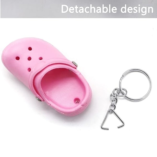 2 kappaletta Mini Shoe -avainperä, Uutuus Mini Shoe -avainperä, Kengänmuotoinen avaimenperä, Hauska riipus Shoe -avainperä Reppuavainperä, Laukkuavainperä