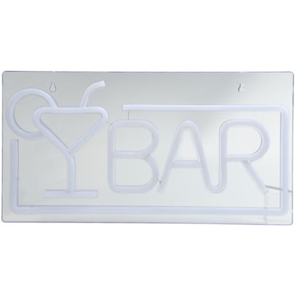 1 stk Neon LED Bar Neon Bokstav Veggkunst Lys Skilt Pen Neon Lampe for Bar Club Fest Deko Gave Festdekorasjon, 4222cm