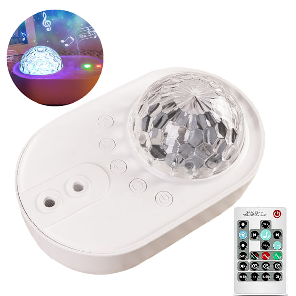 Stjerneprojektor, Natlys Galaxy Projektor Bluetooth Musik Spe