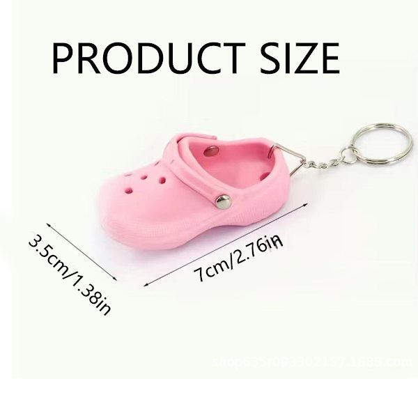 2 kappaletta Mini Shoe -avainperä, Uutuus Mini Shoe -avainperä, Kengänmuotoinen avaimenperä, Hauska riipus Shoe -avainperä Reppuavainperä, Laukkuavainperä