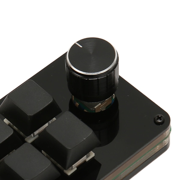 Mini 6-tasters tastatur med knott Hot Swappable Blå bryter Mekanisk tastatur Makro programmeringstastatur for arbeidsspill