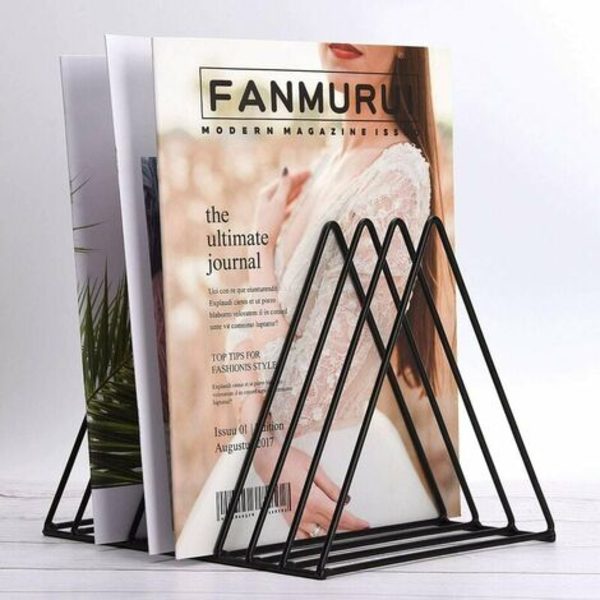 9 Slots Vinyl Record Storage Rack For A Desk A Shelf Black