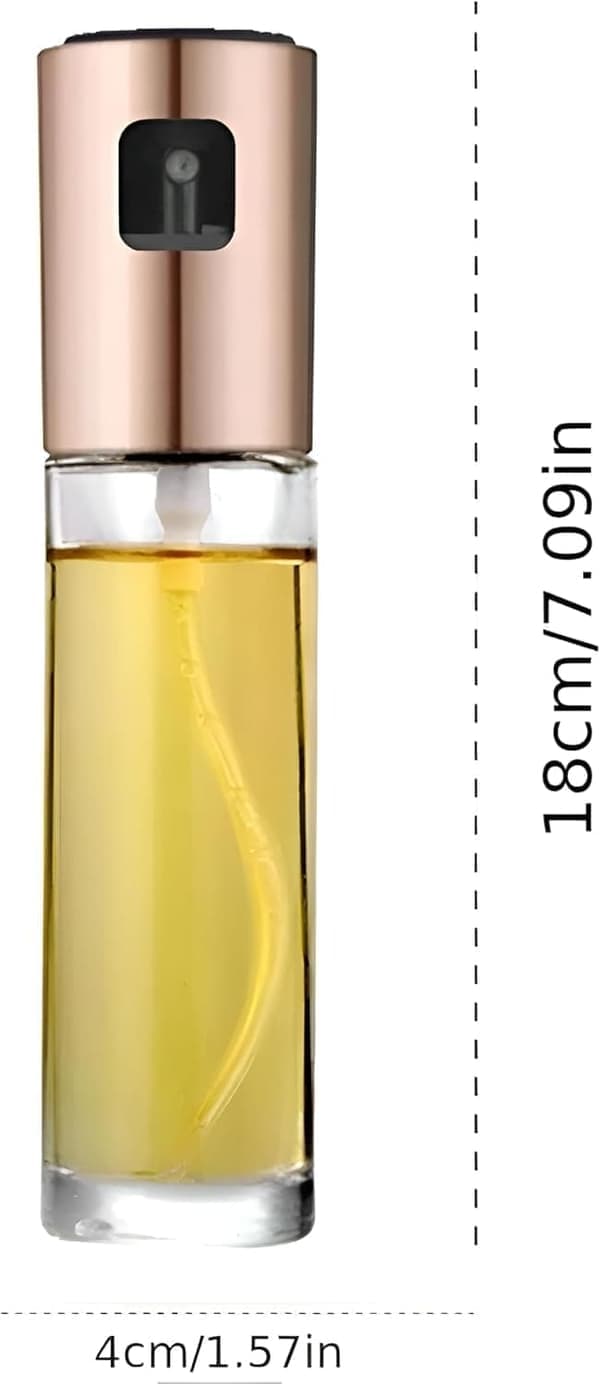 Glaskaraffel til olie og eddike – 100 ml Rose Gold