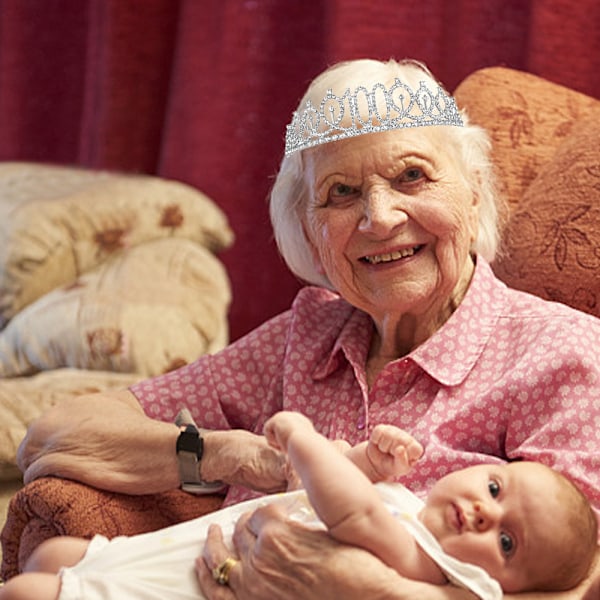 100-årsdag Sash och Crown hårband för kvinnor, 100-årsdag presenter för 100-årsfirande, Flerfärgad