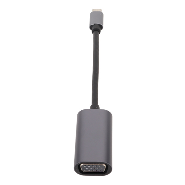Typ C till VGA-adapterkabel 1080P-stöd Anti-Slip-design USB C till VGA-adapter för bärbar telefon surfplatta