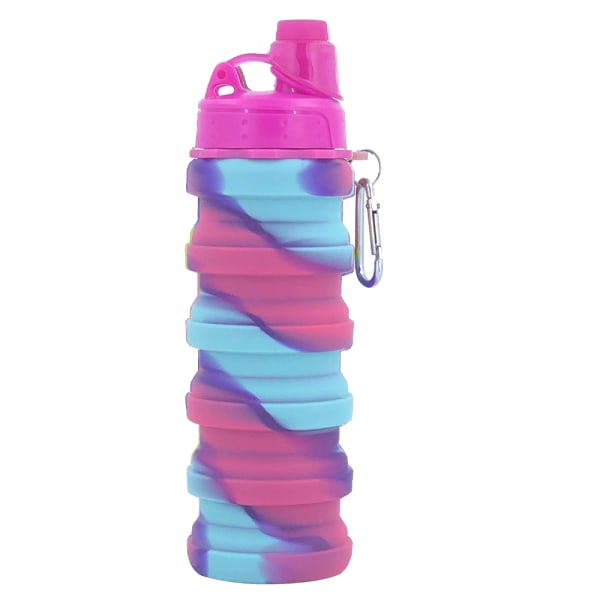 Collapsible Sports Water Bottle for Kids, Students, Reusable