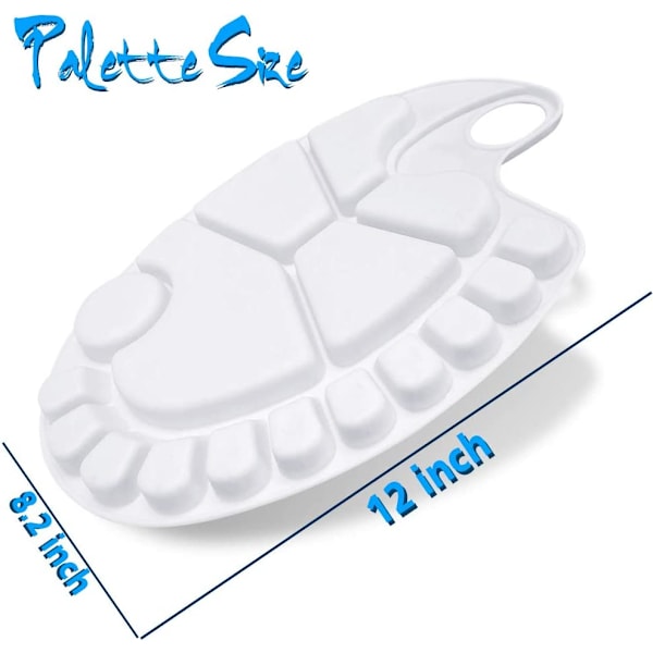 1Ps Stor Maling Bakke Palet, Plast Maling Palet, Non-Stick Pal