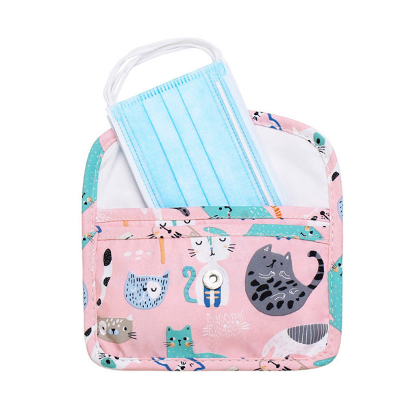 Børnemaske-opbevaringspose til næse- og mundbeskyttende taske