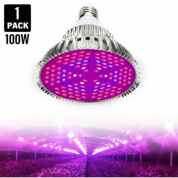 E26 E27 100W LED-växtlampa för inomhusodling av växter