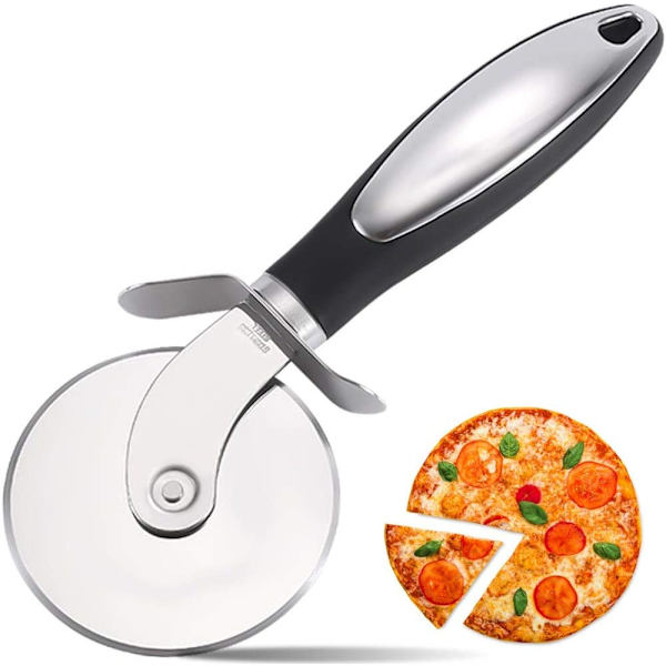 Pizzaskärare, livsmedelssäker pizzaskärare i rostfritt stål,