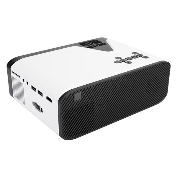 LCD-projektor Högupplöst Inbyggd Högtalare 1280x720p för Hemmakontor 110-240V US-kontakt