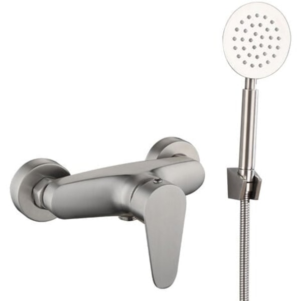 Shower Mixer 304 Stainless Steel Brushed Hot and Cold Bath Faucet