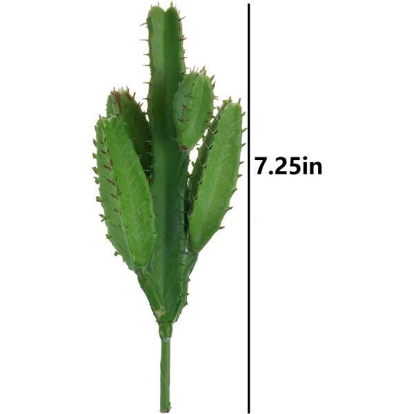 2-pack realistiska konstgjorda kaktusväxter DIY-material för