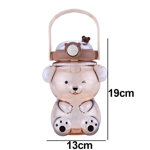 Kawaii karhu olkipullo, söpöt vesipullot