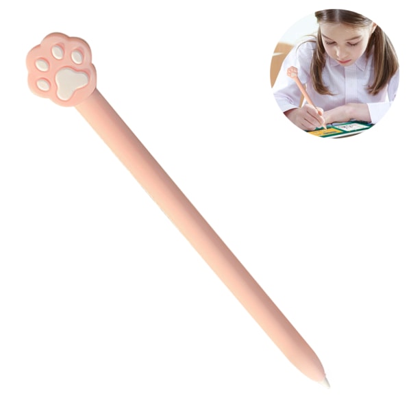 Sarjakuva Apple Pencil 2. sukupolven kynäteline silikonista Stil: Rosa katttass;