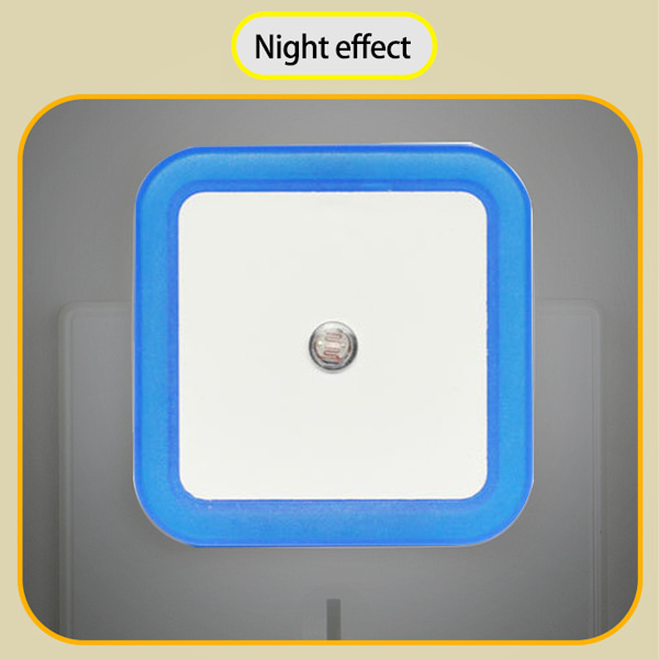 LED-nattelys med smart sensor, skumrings- til daggryssensor,