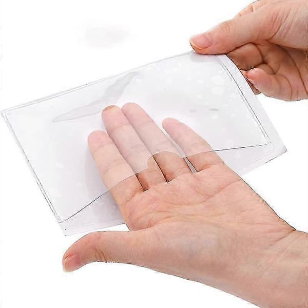 Self-adhesive label pockets Transparent label holders 10-pack S