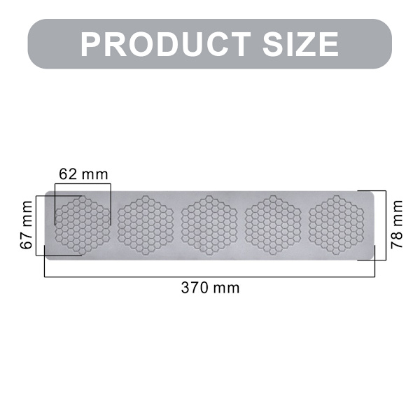 Gummiform, silikoneform 3D koralgren bladmåtte kageform, chokoladeform, non-stick polymer lerform