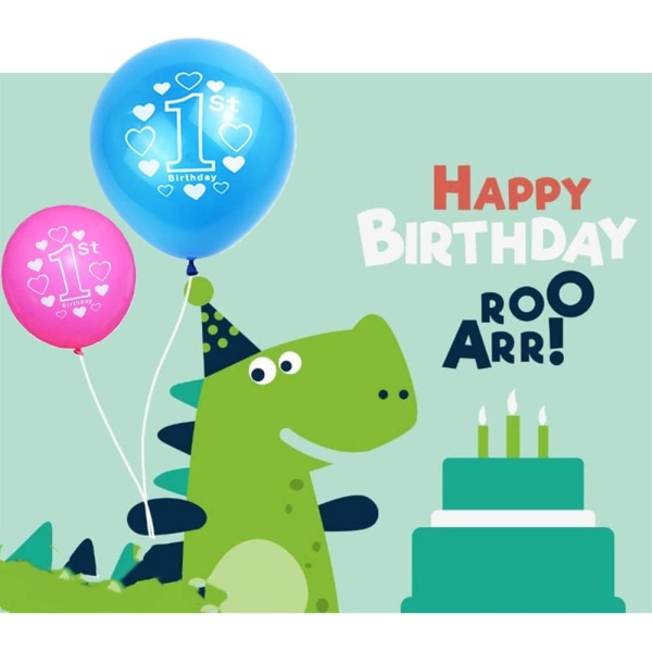 Fødselsdagsdekoration Første Fødselsdag Ballon Fødselsdagsdekoration