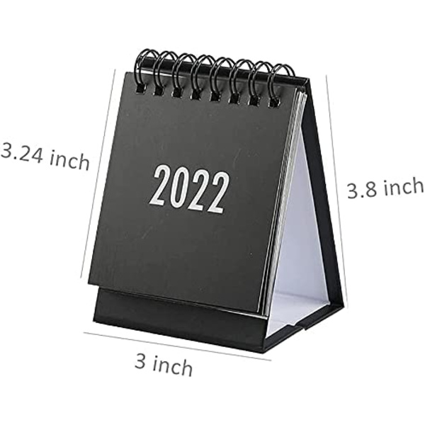 Skrivebords kalender - 2022 Liten skrivebords kalender for planlegging