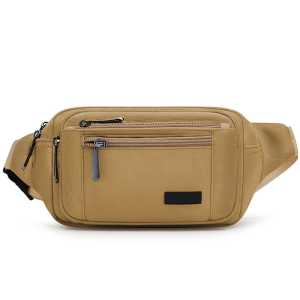 Vyölaukku, fanny pack, monikäyttöinen lantiolaukku vetoketjulla, sopii matkustamiseen, vaellukseen ja kaikkiin ulkoiluaktiviteetteihin, musta miehille ja naisille