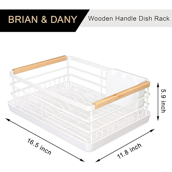 BRIAN & DANY Diskställ i rostfritt stål, diskställ för disk