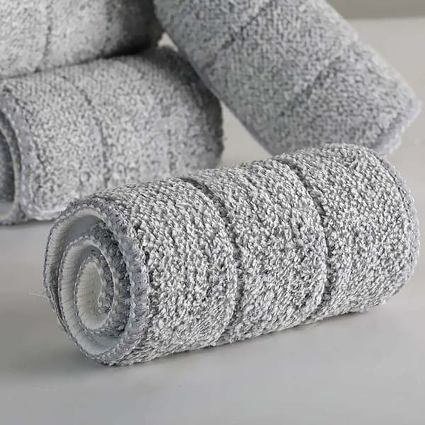 10 stk. mikrofibermoppehoder for gulvvasker, erstatningsrengjøringsdeksel, moppehode for flatmopp
