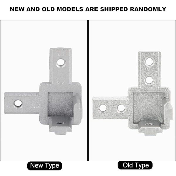 5 st 3-vägs hörnkoppling 90 grader Zinklegering Fästelement för T-formade aluminiumprofiler (Europeisk standard 3030)