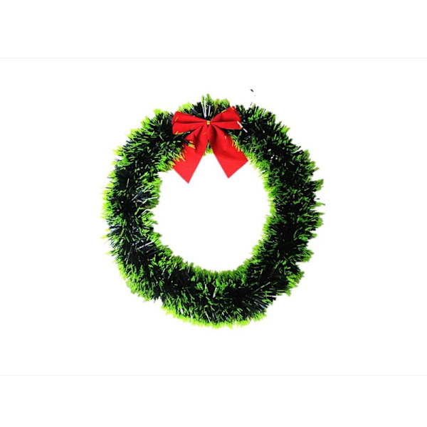 Julkrans, Bowknot Dörrkrans Jul Juldekoration Kra